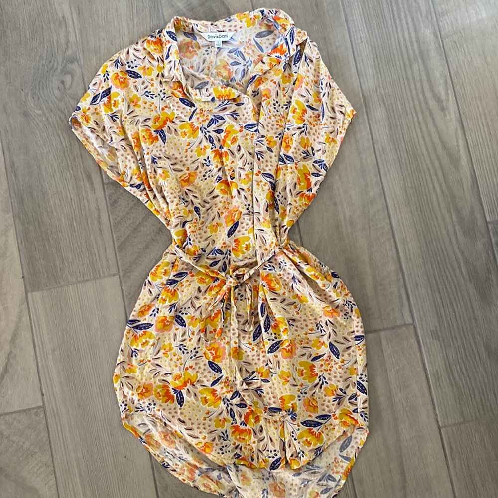 Button up dress